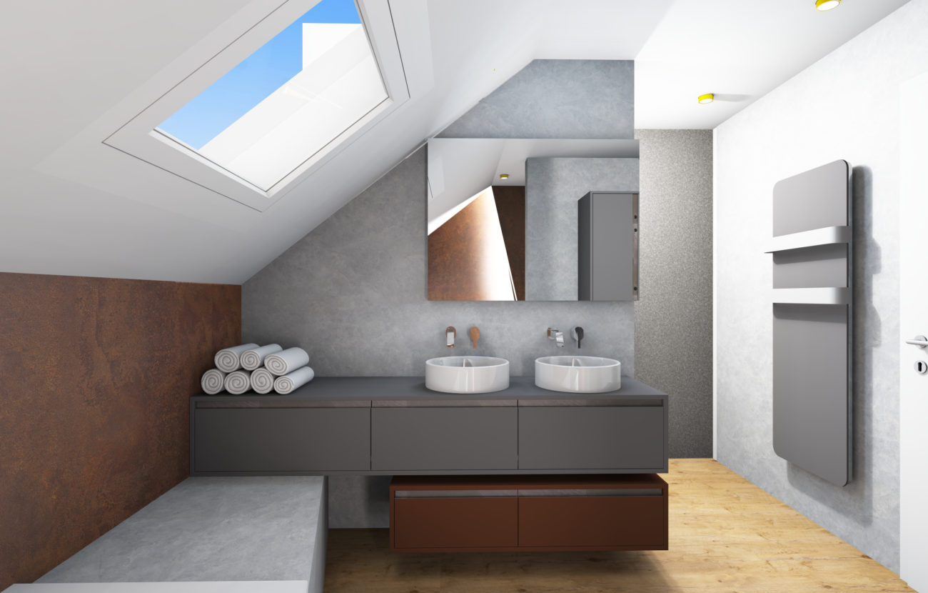 Interior Weiss - 3D Badezimmer